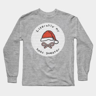 My Ugly Christmas Santa Hat Sweaters Long Sleeve T-Shirt